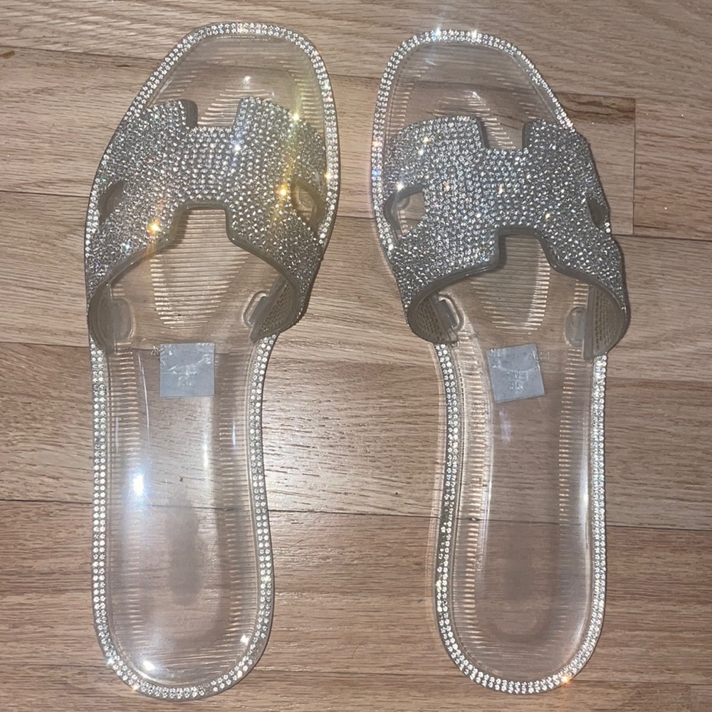 Beach sandals.